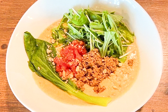 ピーナッツ白坦々うどん